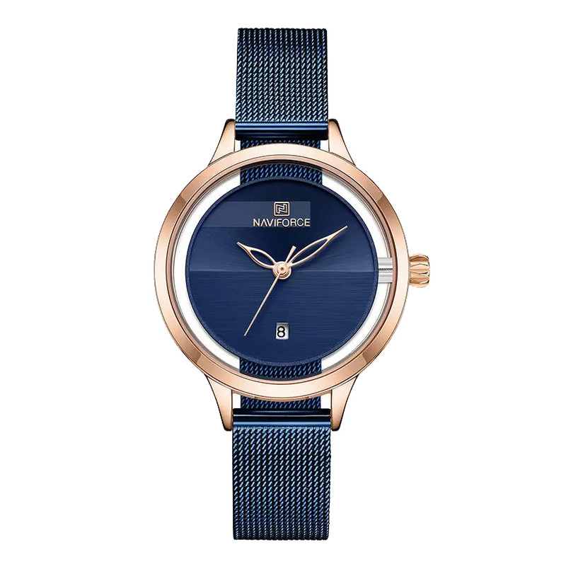 ساعت مچی عقربه ای زنانه نیوی فورس مدل NF5014L -RG-BE